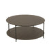 Salontafel Bruin Ijzer Rond 93 cm-Salontafels-J-Line