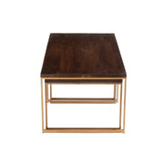 Salontafel Bruin Mangohout hout 60x120 cm-Salontafels-J-Line