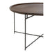 Salontafel Bruin Mangohout hout Rond 80 cm 80x80x42 cm-Salontafels-J-Line