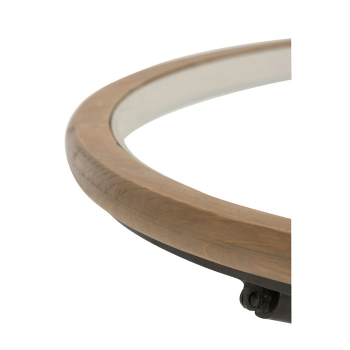 Salontafel Bruin Metaal Rond 100 cm-Salontafels-J-Line