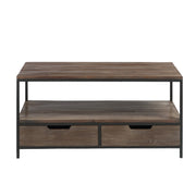 Salontafel Bruin Recycled hout 50x120 cm-Salontafels-J-Line