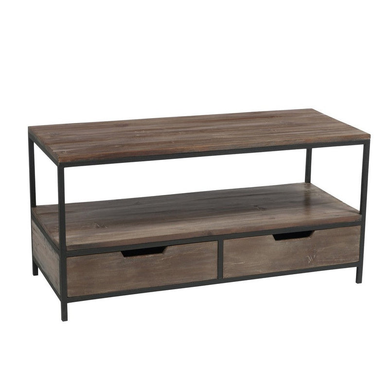 Salontafel Bruin Recycled hout 50x120 cm-Salontafels-J-Line