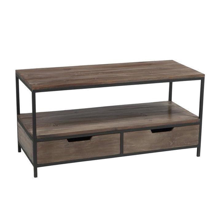 Salontafel Bruin Recycled hout 50x120 cm-Salontafels-J-Line
