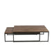 Salontafel Bruin ijzer 80x120 cm-Salontafels-J-Line