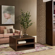 Salontafel Brussel Bruin Mangohout 80 cm 80x80x45 cm-Salontafels-Starfurn