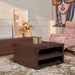 Salontafel Brussel Walnoot Mangohout 80 cm 80x80x45 cm-Salontafels-Starfurn