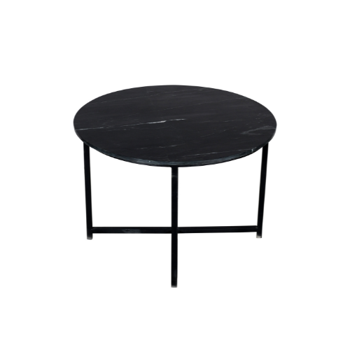 Salontafel Collin Zwart marmer 75 cm 75x75x45 cm-Salontafels-Starfurn