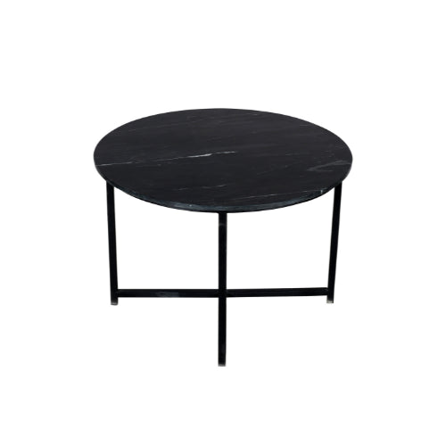 Salontafel Collin | Zwart marmer 75 cm-Salontafels-Starfurn