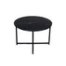 Salontafel Collin | Zwart marmer 75 cm-Salontafels-Starfurn