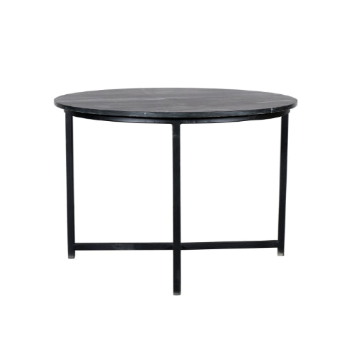 Salontafel Collin | Zwart marmer 75 cm-Salontafels-Starfurn
