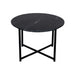 Salontafel Collin | Zwart marmer 75 cm-Salontafels-Starfurn