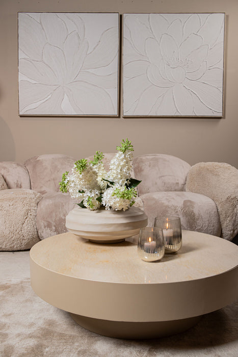 Salontafel Corfu Marmer Beige 90 cm