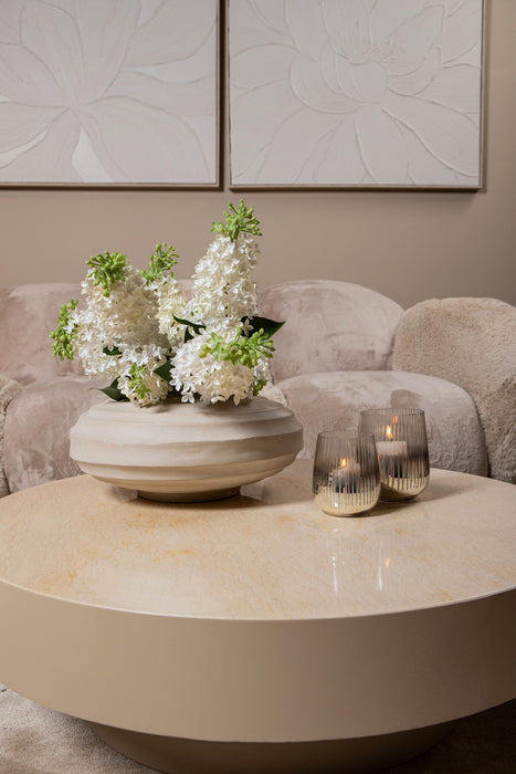 Salontafel Corfu Marmer Beige 90 cm