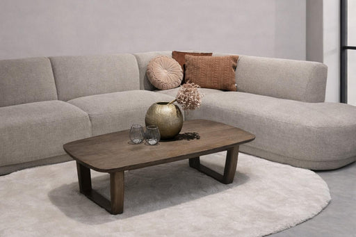 Salontafel Cortez Mangohout Bruin 70x130 cm-Salontafels-Livingfurn