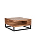 Salontafel Cube Rough Mangohout 80 cm 80x80x40 cm-Salontafels-LABEL51