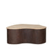 Salontafel Davi Espresso Travertin 80 cm 80x70x31 cm-Salontafels-LABEL51