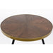 Salontafel Denise Ash veneer Goud Ø61x40 cm
