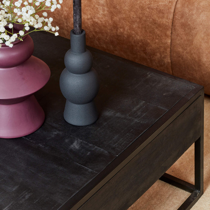 Salontafel Denver Black | 80x80 cm-Salontafels-Starfurn