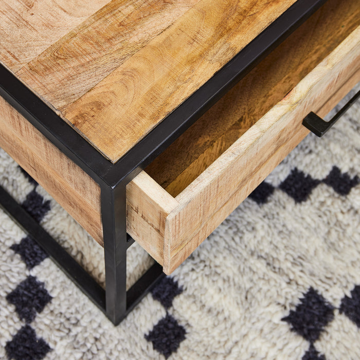 Salontafel Denver | Mangohout | 130x70 cm-Salontafels-Starfurn