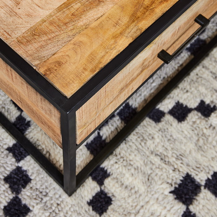 Salontafel Denver | Mangohout | 130x70 cm-Salontafels-Starfurn