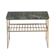 Salontafel Dian Marble Green Gold Marmer Groen 55 cm-Salontafels-Livingfurn