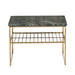 Salontafel Dian Marble Green Gold Marmer Groen 55 cm-Salontafels-Livingfurn
