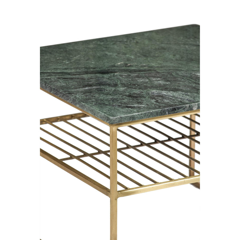 Salontafel Dian Marble Green Gold Marmer Groen 55 cm-Salontafels-Livingfurn
