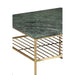 Salontafel Dian Marble Green Gold Marmer Groen 55 cm-Salontafels-Livingfurn