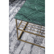 Salontafel Dian Marble Green Gold Marmer Groen 55 cm-Salontafels-Livingfurn
