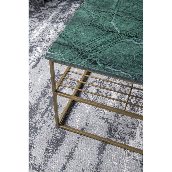 Salontafel Dian Marble Green Gold Marmer Groen 55 cm-Salontafels-Livingfurn