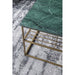 Salontafel Dian Marble Green Gold Marmer Groen 55 cm-Salontafels-Livingfurn