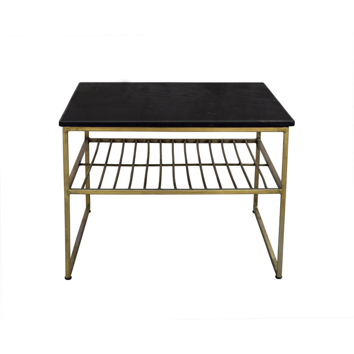 Salontafel Dian Marble Marmer Zwart 55 cm-Salontafels-Livingfurn