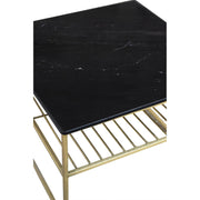Salontafel Dian Marble Marmer Zwart 55 cm-Salontafels-Livingfurn