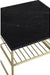 Salontafel Dian Marble Marmer Zwart 55 cm-Salontafels-Livingfurn