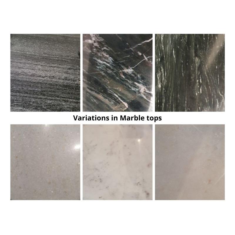 Salontafel Dian Marble Marmer Zwart 55 cm-Salontafels-Livingfurn