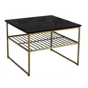 Salontafel Dian Marble Marmer Zwart 55 cm-Salontafels-Livingfurn