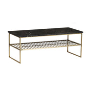 Salontafel Dian Marble Marmer Zwart 90x40 cm 12728-Salontafels-Livingfurn