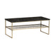 Salontafel Dian Marble Marmer Zwart 90x40 cm 12728-Salontafels-Livingfurn