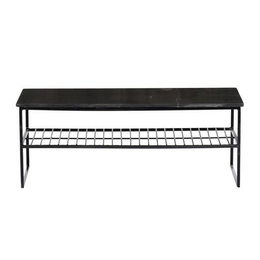 Salontafel Dian Marble Marmer Zwart 90x40 cm-Salontafels-Livingfurn