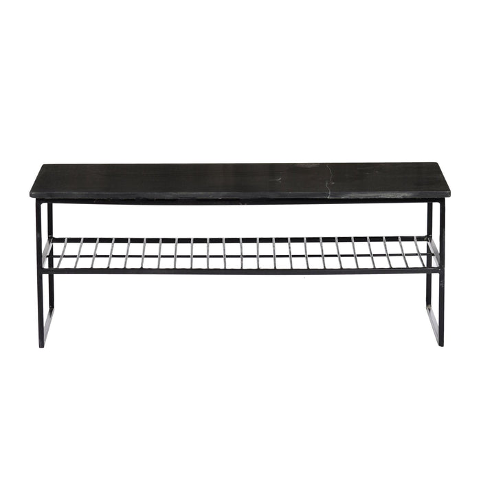 Salontafel Dian Marble Marmer Zwart 90x40 cm-Salontafels-Livingfurn