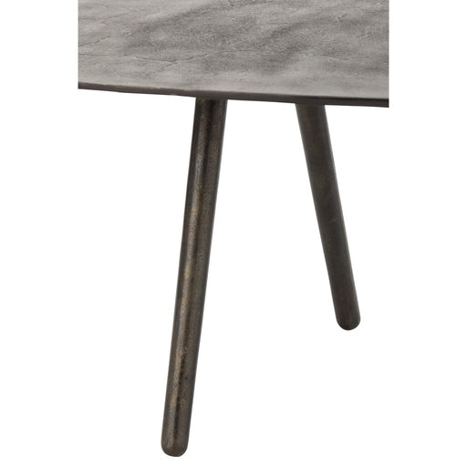 Salontafel Drop Aluminium | Iron Zwart Large-Salontafels-J-Line