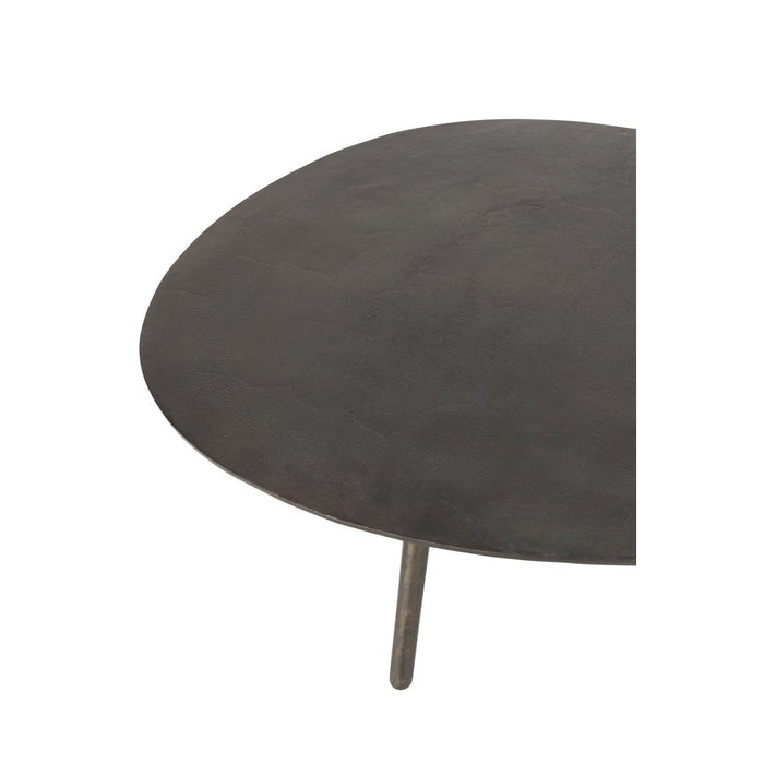 Salontafel Drop Aluminium | Iron Zwart Large-Salontafels-J-Line