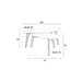 Salontafel Drop Set van 2 Hout Beige 50x100 cm-Bijzettafels-Creating Home