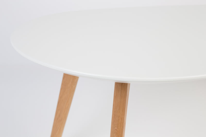Salontafel Drop Set van 2 Hout Beige 50x100 cm-Bijzettafels-Creating Home