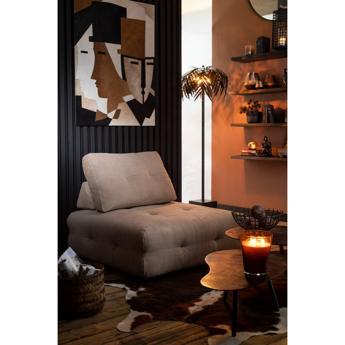 Salontafel Druppel aluminium/ijzer zwart small-Salontafels-J-Line