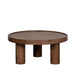 Salontafel Elly Nature Smooth Mangohout 70 cm 70x70x31 cm-Salontafels-LABEL51