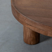 Salontafel Elly Nature Smooth Mangohout 70 cm 70x70x31 cm-Salontafels-LABEL51