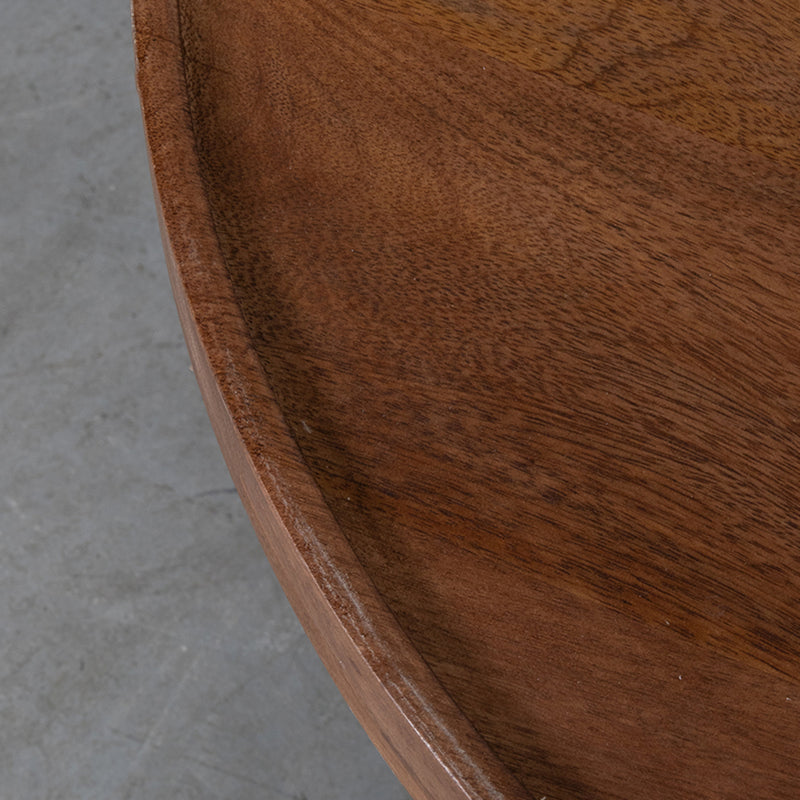 Salontafel Elly Nature Smooth Mangohout 70 cm 70x70x31 cm-Salontafels-LABEL51