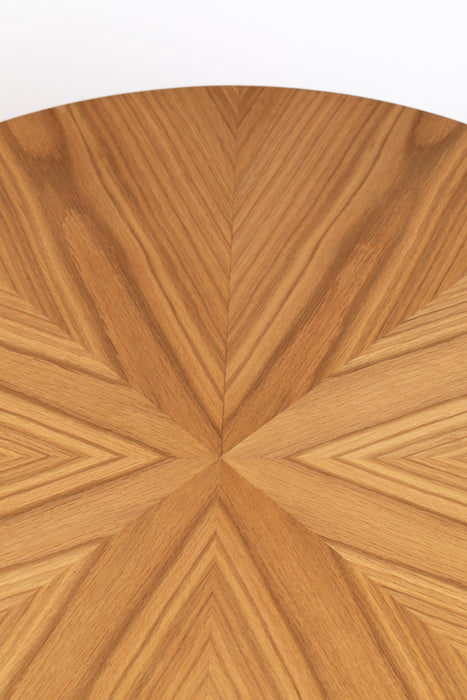 Salontafel Fabio Eikenfineer Naturel Ø80x40 cm-Salontafels-Creating Home