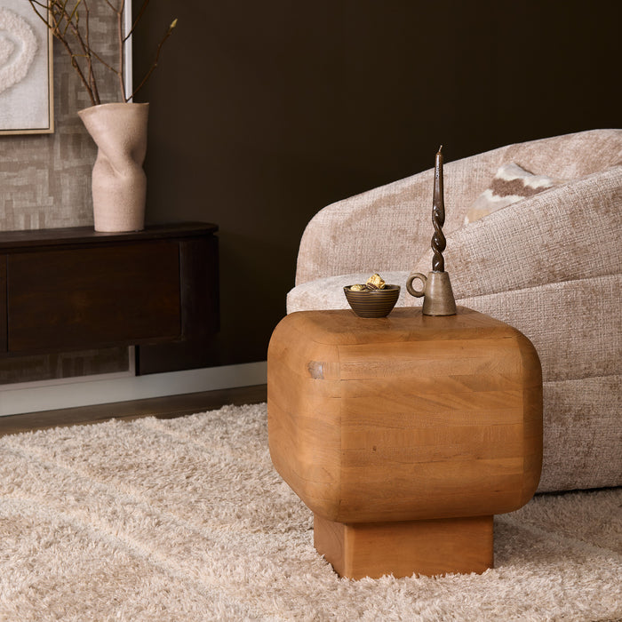 Salontafel Fedde Naturel Mangohout 45 cm-Salontafels-Starfurn